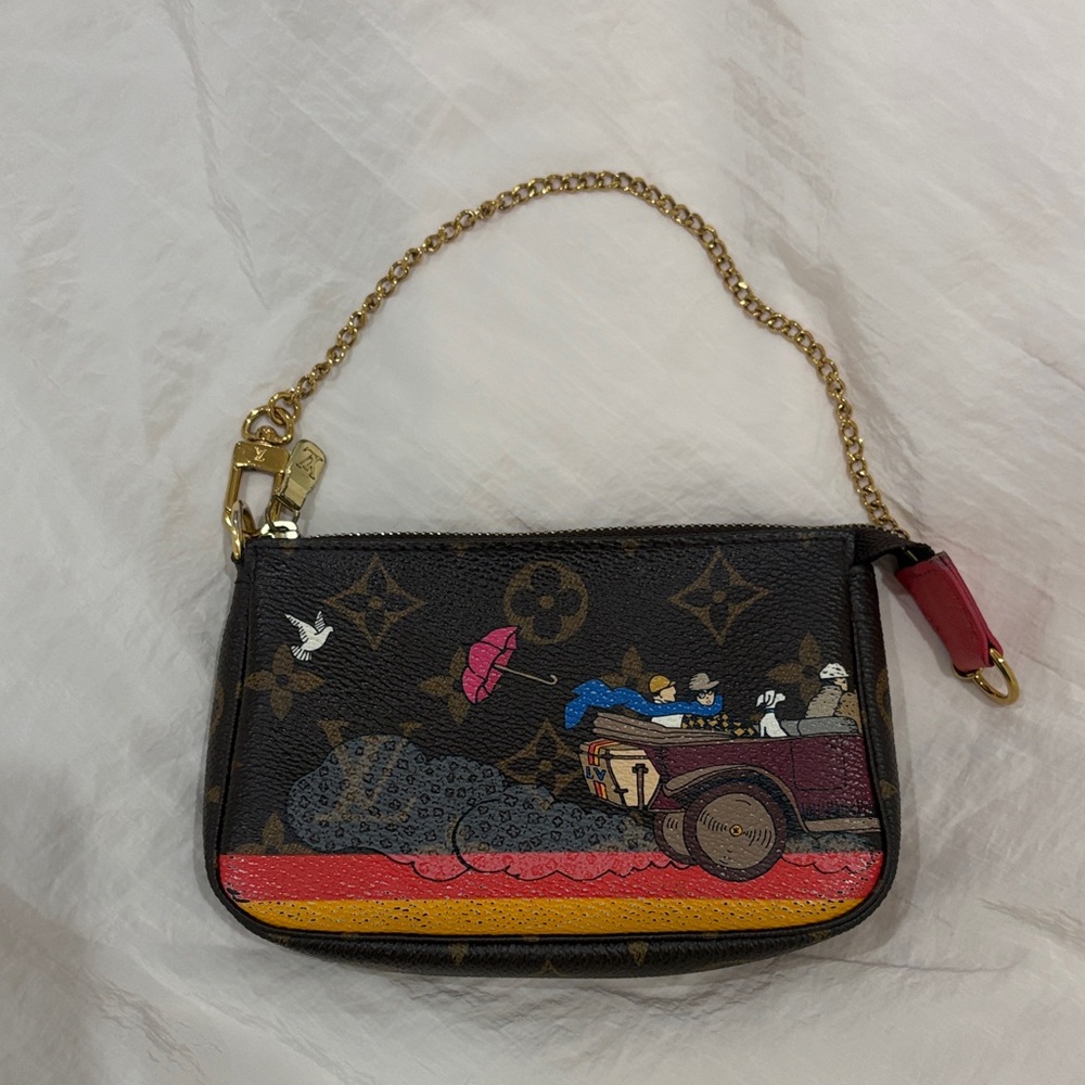 Louis Vuitton Multicolor Wristlet with Chain